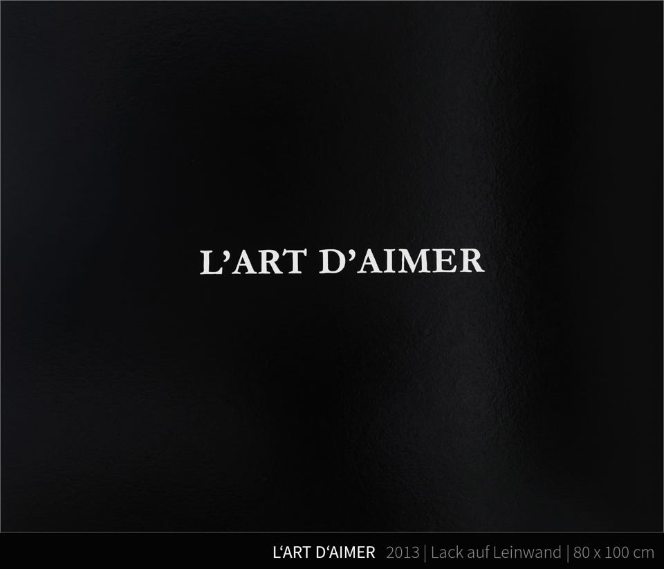 L'ART D'AIMER - THE ART OF LOVE