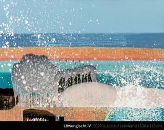 Löwengischt IV - Lion Meer Sea Beach Strand Sunset Glitzern Glitter Sonnenuntergang