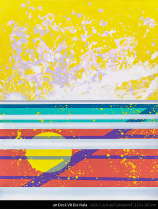 an Deck VII Die Nala - Egal wie oft, wie lange, zu welcher Tages- oder Nachtzeit, das Meer fasziniert mich mit seiner schier unendlichen Variation von Farbe, Licht und Form. Mal ist das Wasser dunkler als der Himmel, mal ist es genau umgekehrt, dann wieder ist der Horizont kaum oder garnicht auszumachen … mal wild, mal still, mal wie ein Spiegel … nur eins ist immer sicher: WER MEER HAT, BRAUCHT WENIGER! und ich bin, wo ich sein will und kann …