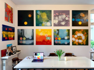 glückliches Leben mit Bildern - happy living with paintings