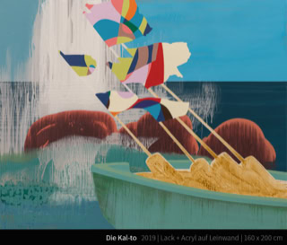 Die Kal-to - mit Fahnen-Motiv von Günther Hornig